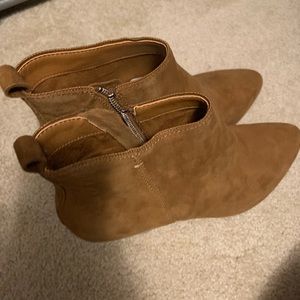 Brand new dolce vita booties. Cognac suede